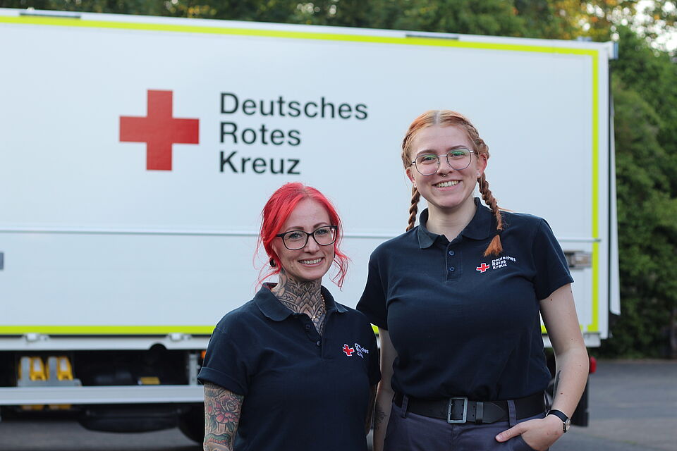 Helferinnen im Katastrophenschutz