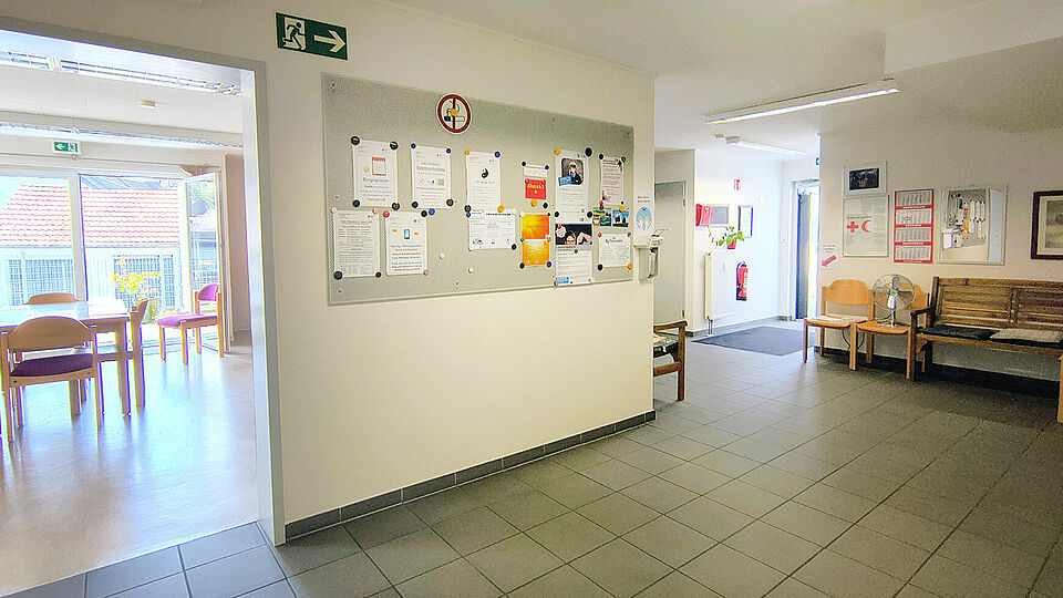 Flur der Begegnungsstätte Anrath